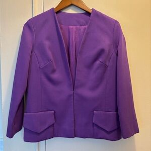 Vintage Purple Blazer | XS–Small | Tailored Fit